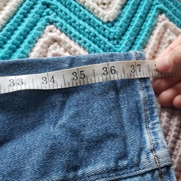 American eagle outiftters AE Stretch Mom Jean medium bright indigo 00 - Picture 9 of 14